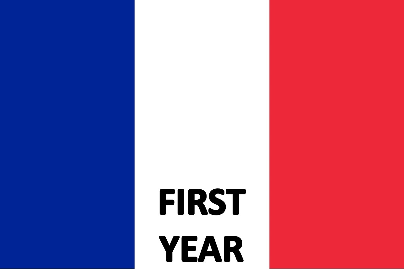Table of Contents for French I lessons